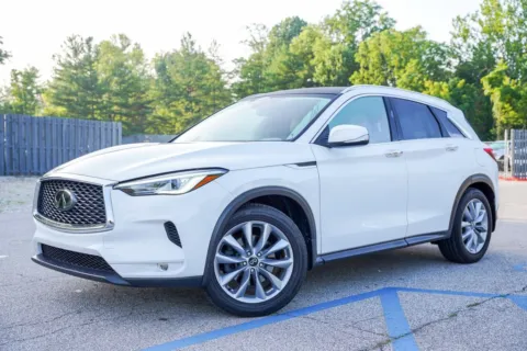Photos of 2020 INFINITI QX50 LUXE for sale in Bloomington, IN at Foreign Auto Connect