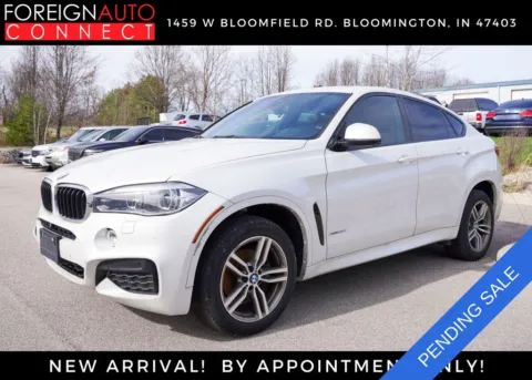 White 2017 BMW X6 xDrive35i for sale in Bloomington, IN