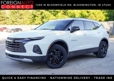 White 2021 Chevrolet Blazer LT for sale in Bloomington, IN