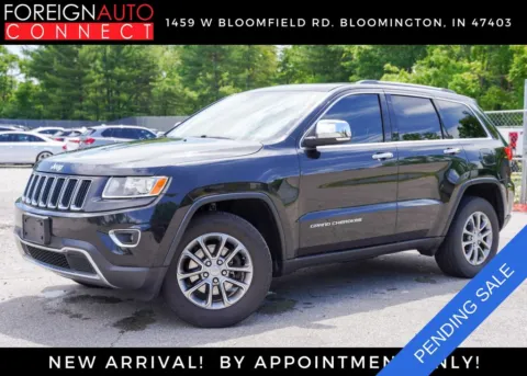 Black 2016 Jeep Grand Cherokee Limited for sale in Bloomington, IN