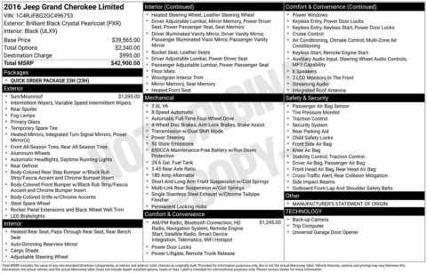 Photos of 2016 Jeep Grand Cherokee Limited for sale in Bloomington, IN at Foreign Auto Connect