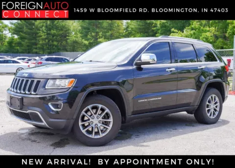 Black 2016 Jeep Grand Cherokee Limited for sale in Bloomington, IN