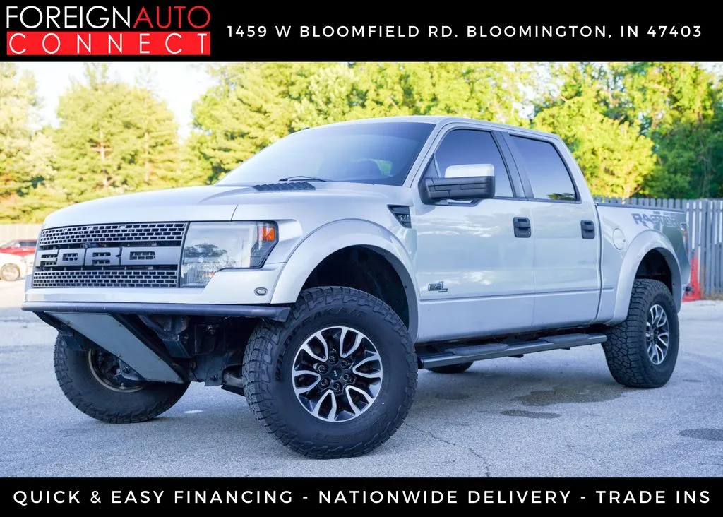 Silver 2013 Ford F-150 SVT Raptor for sale in Bloomington, IN