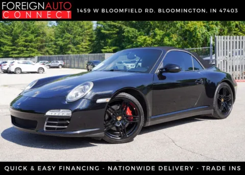 Black 2010 Porsche 911 Carrera 4S for sale in Bloomington, IN