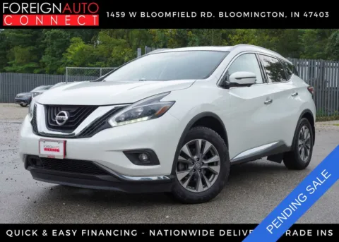 White 2018 Nissan Murano SL for sale in Bloomington, IN