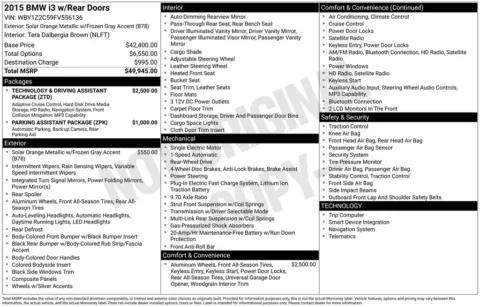 Photos of 2015 BMW i3 for sale in Bloomington, IN at Foreign Auto Connect