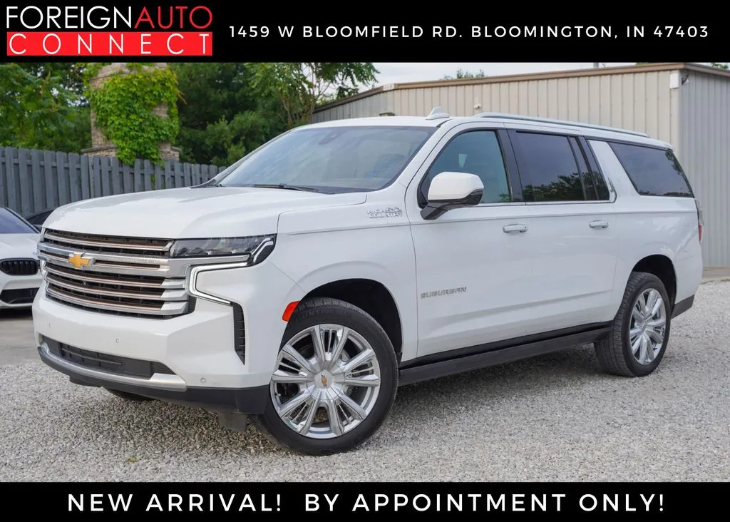 White 2021 Chevrolet Suburban High Country for sale in Bloomington, IN