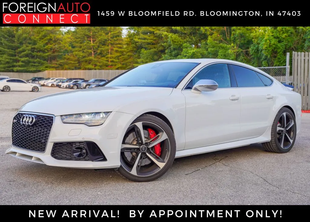 White 2016 Audi RS 7 4.0T Prestige for sale in Bloomington, IN
