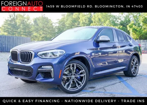 Blue 2019 BMW X4 M40i for sale in Bloomington, IN