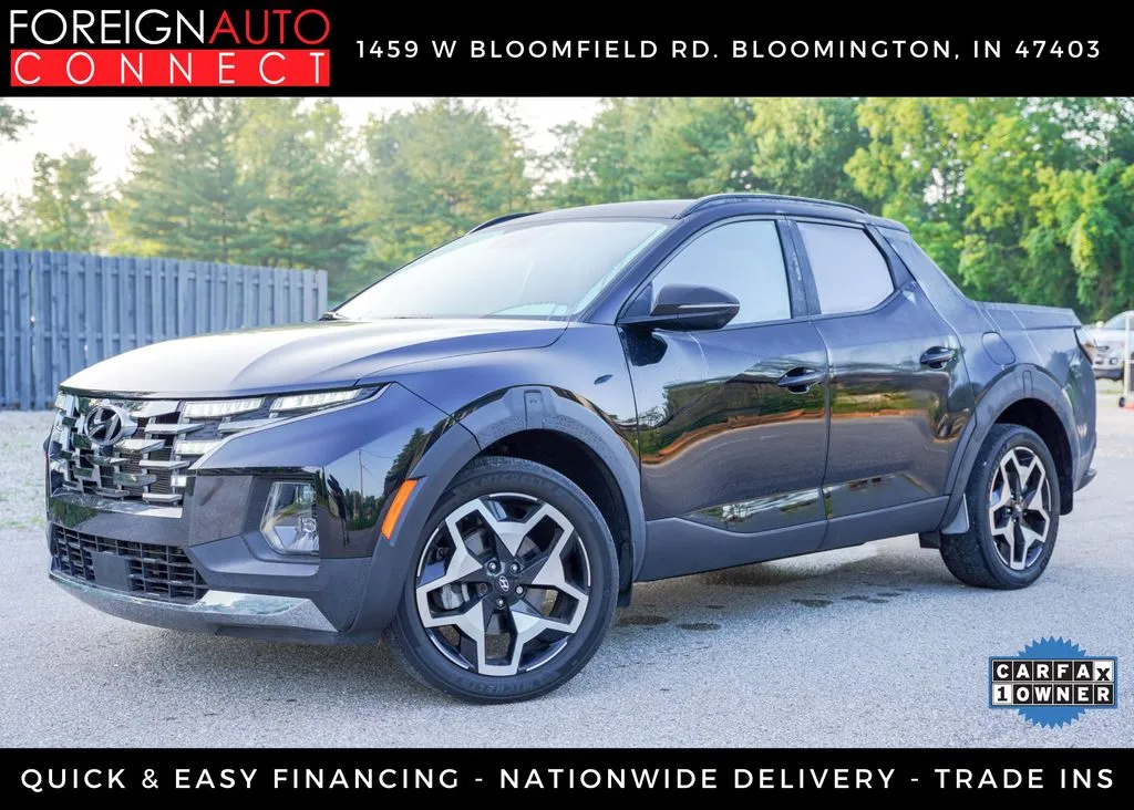 Black 2023 Hyundai Santa Cruz Limited for sale in Bloomington, IN