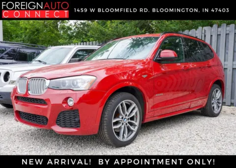 Red 2017 BMW X3 xDrive35i for sale in Bloomington, IN