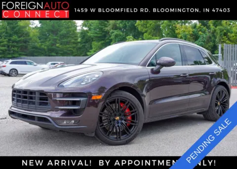 Red 2018 Porsche Macan Turbo for sale in Bloomington, IN