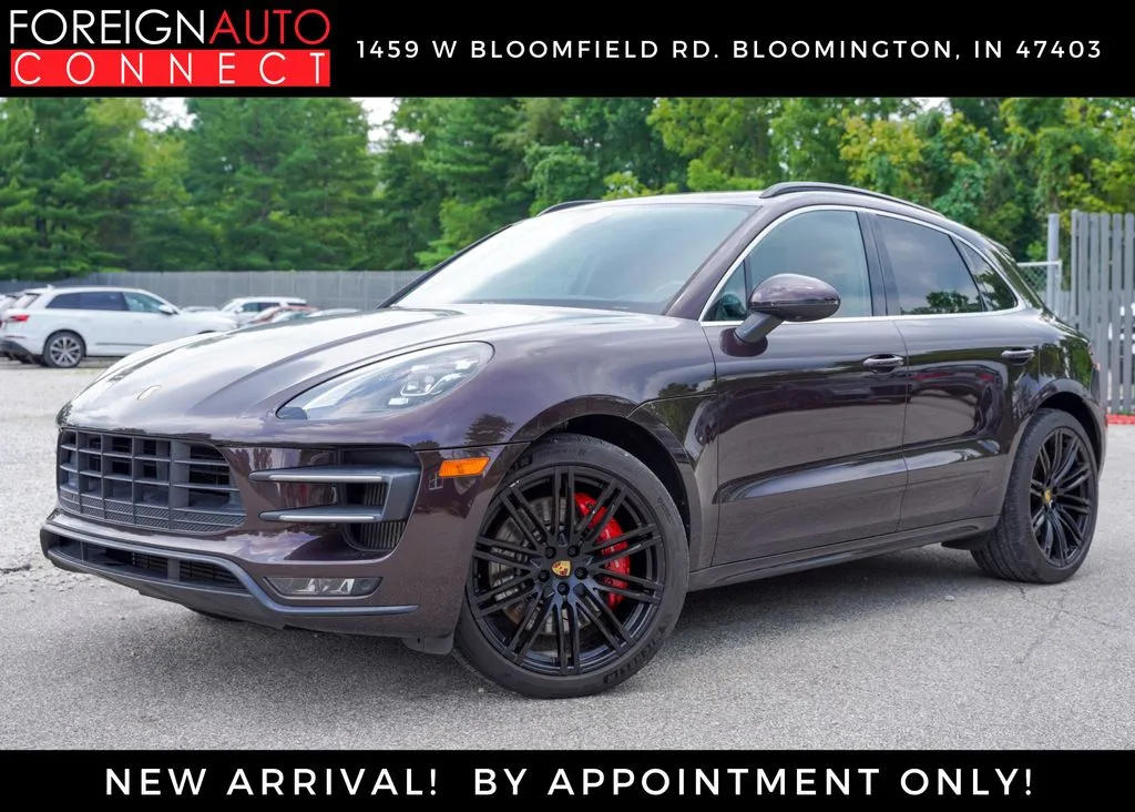 Red 2018 Porsche Macan Turbo for sale in Bloomington, IN