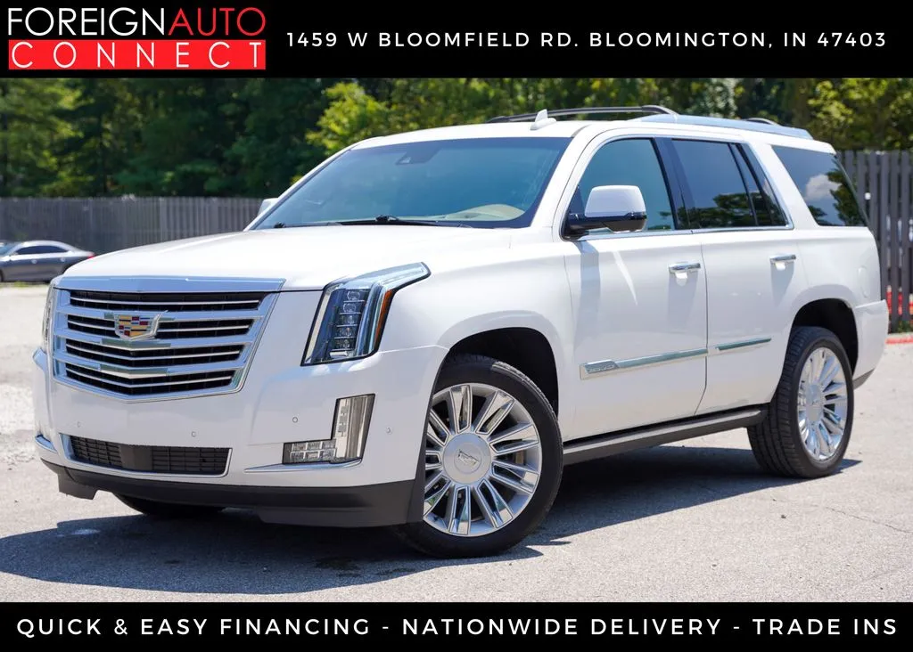 White 2020 Cadillac Escalade Platinum Edition for sale in Bloomington, IN