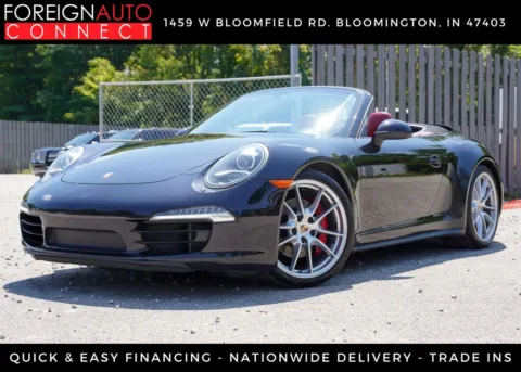 Black 2014 Porsche 911 Carrera 4S for sale in Bloomington, IN