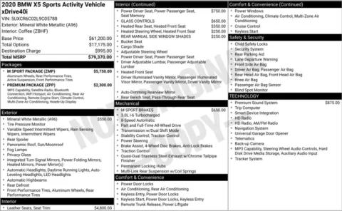 Photos of 2020 BMW X5 xDrive40i for sale in Bloomington, IN at Foreign Auto Connect