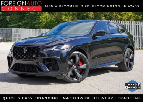 Black 2022 Jaguar F-PACE SVR for sale in Bloomington, IN