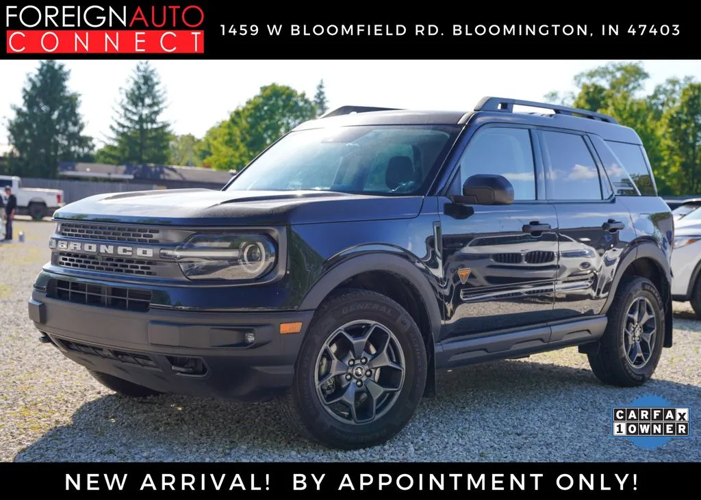 Black 2021 Ford Bronco Sport Badlands for sale in Bloomington, IN