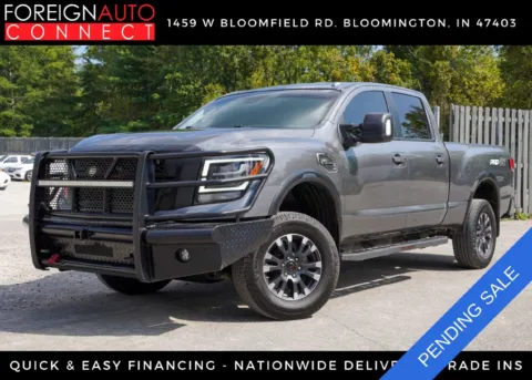 Gray 2021 Nissan Titan XD PRO-4X for sale in Bloomington, IN