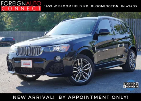 Black 2016 BMW X3 xDrive35i for sale in Bloomington, IN