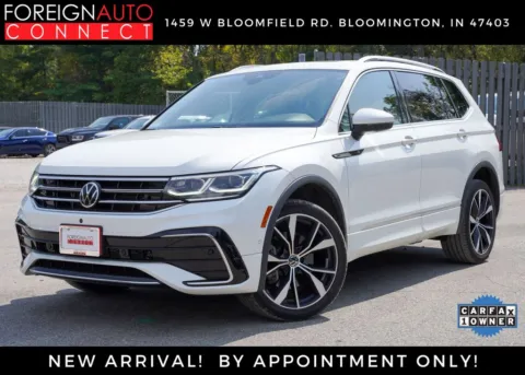 White 2022 Volkswagen Tiguan 2.0T SEL R-Line for sale in Bloomington, IN
