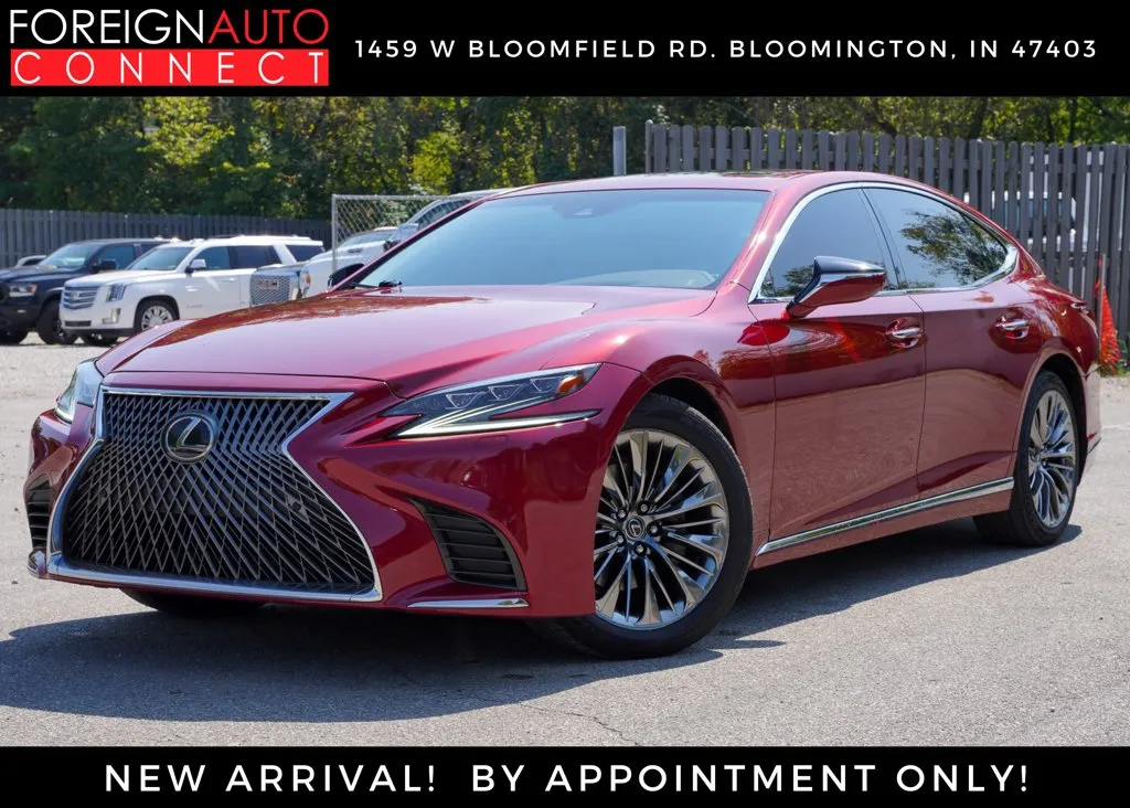 Red 2018 Lexus LS 500 F Sport for sale in Bloomington, IN