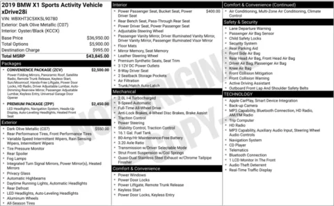 Photos of 2019 BMW X1 xDrive28i for sale in Bloomington, IN at Foreign Auto Connect