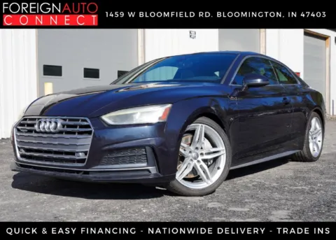 Blue 2018 Audi A5 2.0T Premium Plus for sale in Bloomington, IN