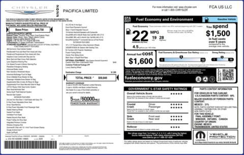 Photos of 2022 Chrysler Pacifica Limited for sale in Bloomington, IN at Foreign Auto Connect
