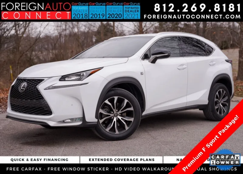 Used 2017 Lexus NX 200t F Sport for sale in Bloomington, IN at