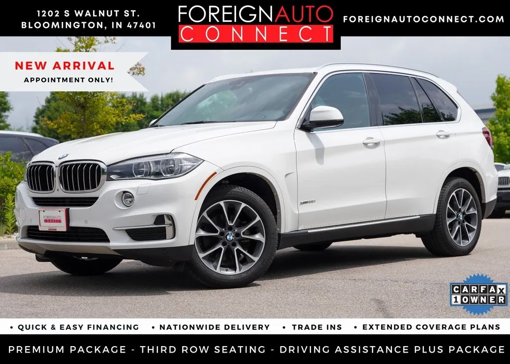 White 2017 BMW X5 xDrive35i for sale in Bloomington, IN