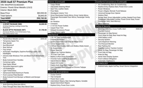 Photos of 2020 Audi S7 2.9T Premium Plus for sale in Bloomington, IN at Foreign Auto Connect