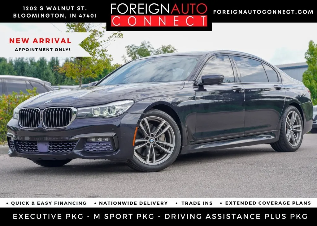 Black 2017 BMW 7 Series 740i for sale in Bloomington, IN