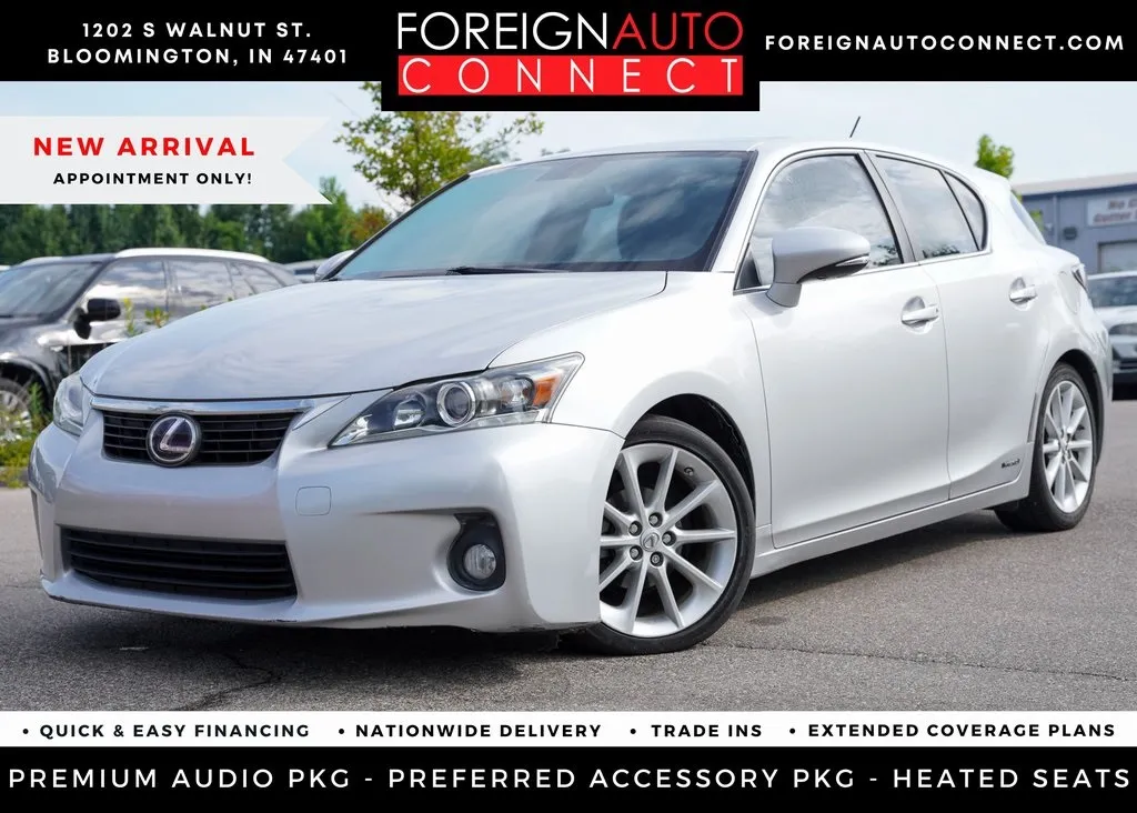 Gray 2012 Lexus CT 200h for sale in Bloomington, IN
