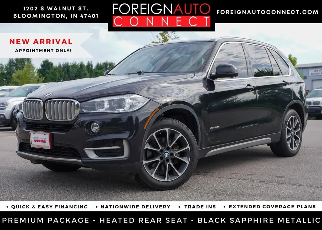 Black 2018 BMW X5 xDrive35d for sale in Bloomington, IN