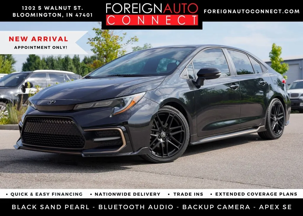 Black 2021 Toyota Corolla APEX SE for sale in Bloomington, IN