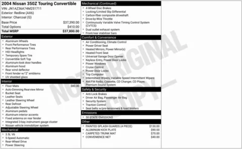 Photos of 2004 Nissan 350Z Touring for sale in Bloomington, IN at Foreign Auto Connect