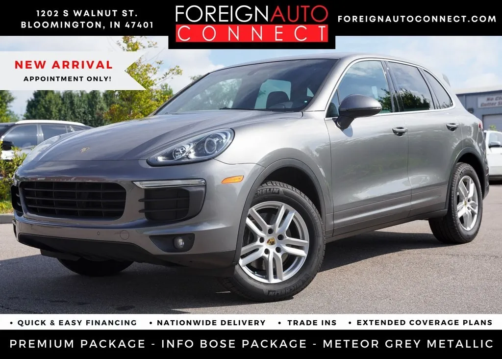 Gray 2016 Porsche Cayenne for sale in Bloomington, IN