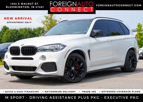 White 2016 BMW X5 xDrive50i for sale in Bloomington, IN