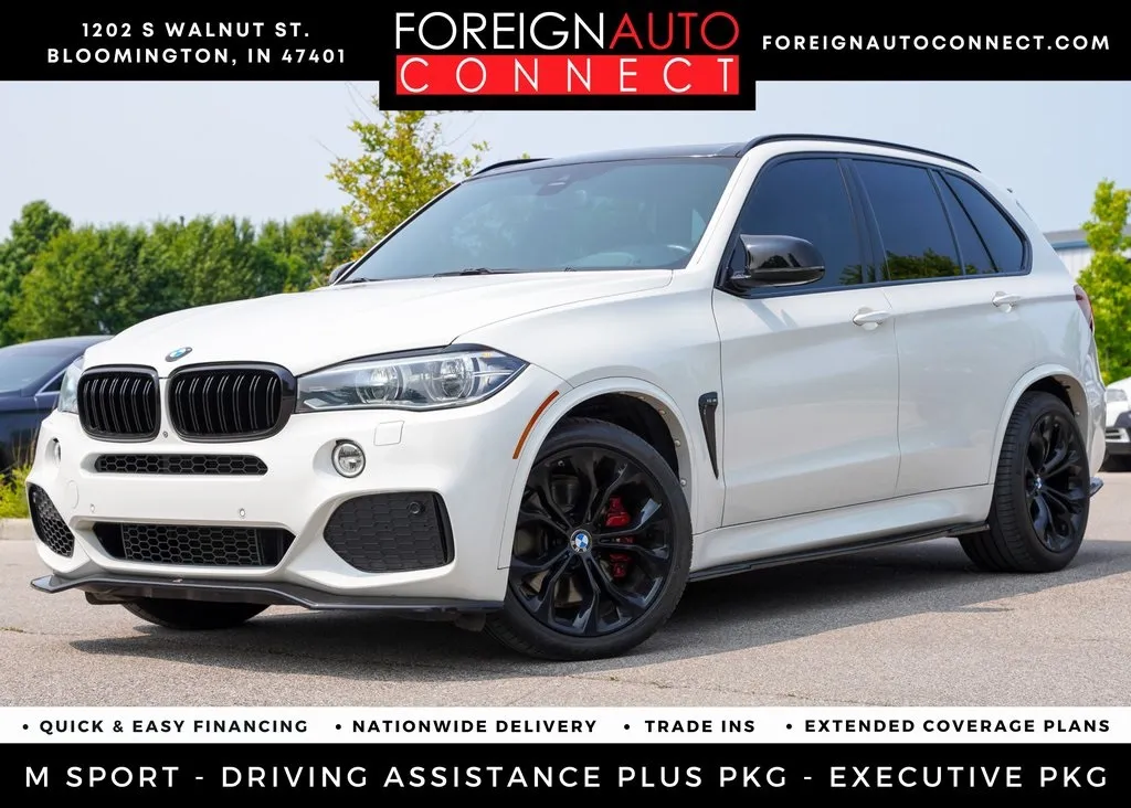 White 2016 BMW X5 xDrive50i for sale in Bloomington, IN