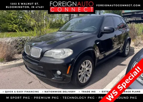 Black 2012 BMW X5 xDrive50i for sale in Bloomington, IN