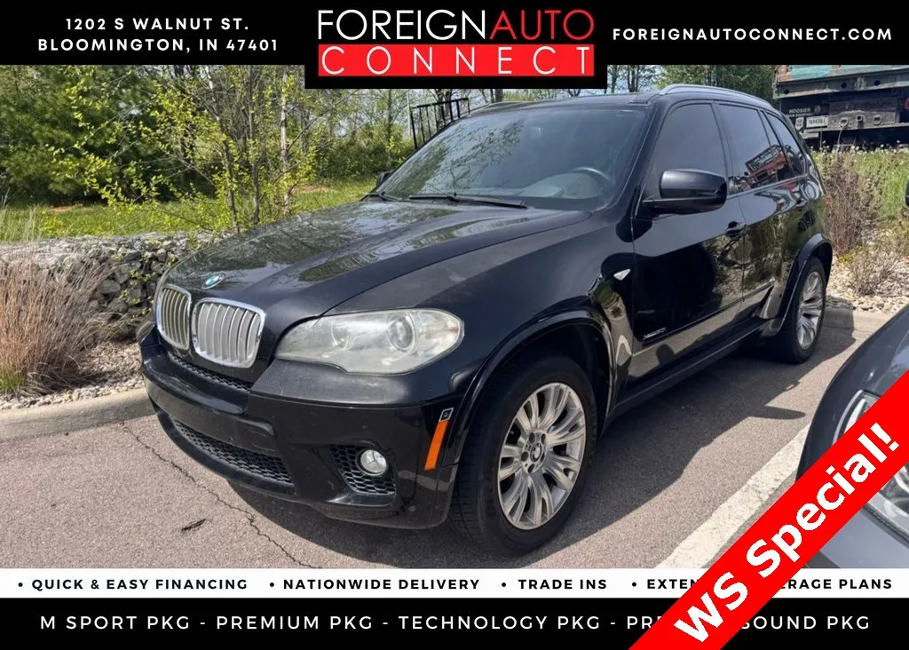 Black 2012 BMW X5 xDrive50i for sale in Bloomington, IN
