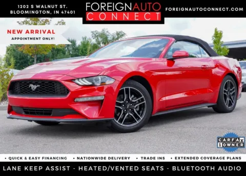 Red 2022 Ford Mustang EcoBoost Premium for sale in Bloomington, IN