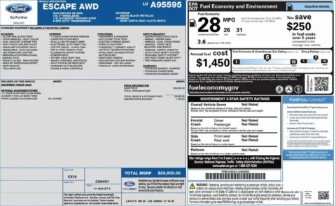 Photos of 2020 Ford Escape SE for sale in Bloomington, IN at Foreign Auto Connect