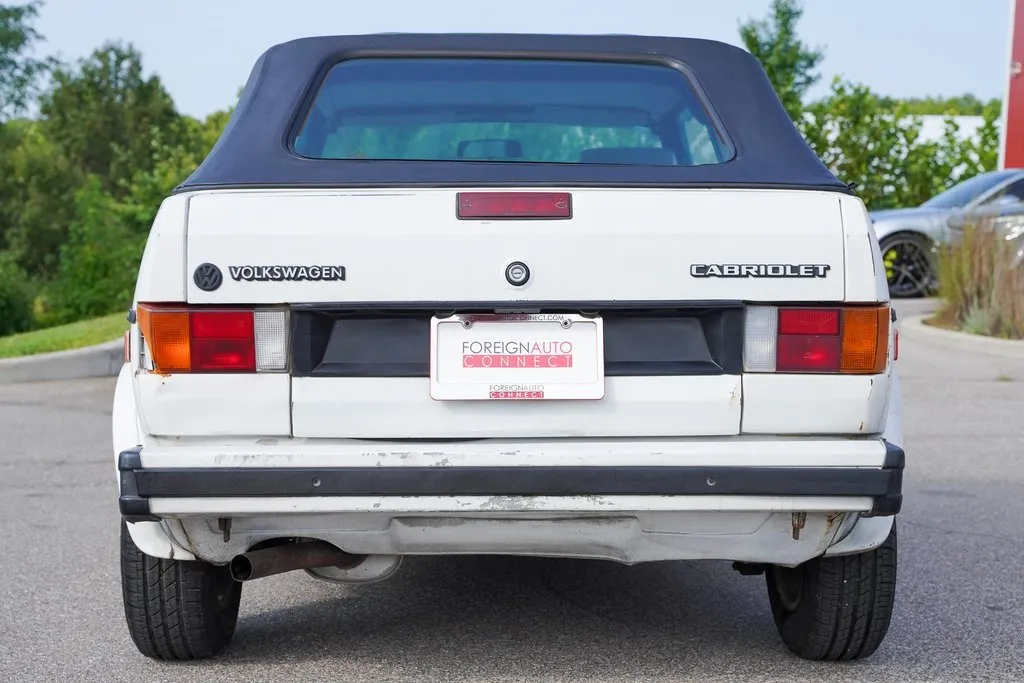 1987 Volkswagen Cabrio Base photo 20
