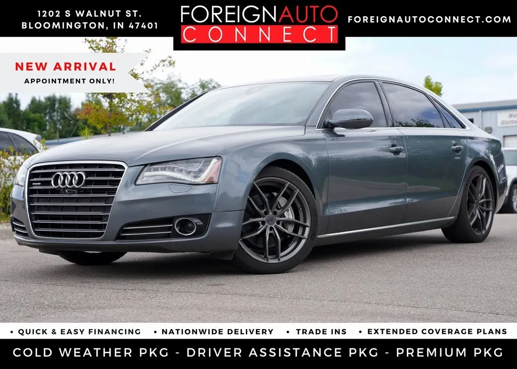 Gray 2014 Audi A8 L 3.0 TDI for sale in Bloomington, IN