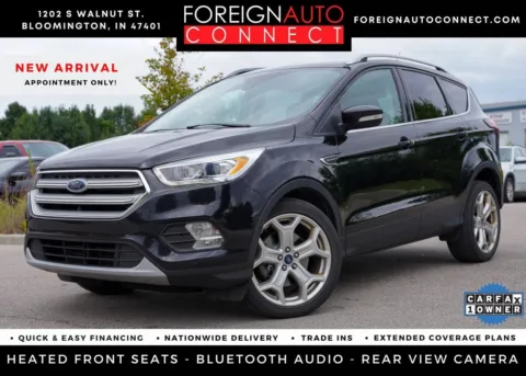 Black 2019 Ford Escape Titanium for sale in Bloomington, IN