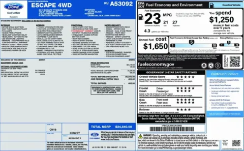 Photos of 2019 Ford Escape Titanium for sale in Bloomington, IN at Foreign Auto Connect