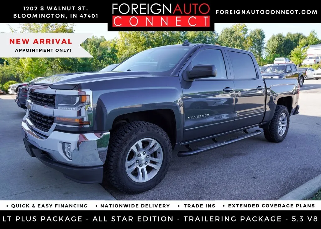 Gray 2018 Chevrolet Silverado 1500 LT for sale in Bloomington, IN