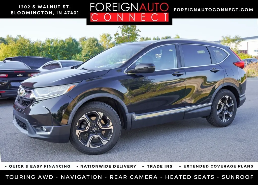 Black 2017 Honda CR-V Touring for sale in Bloomington, IN
